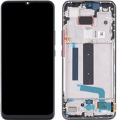 Resim Xiaomi Mi 10 Lite 5g Uyumlu Çıtalı Servis Lcd Ekran Dokunmatik Siyah 