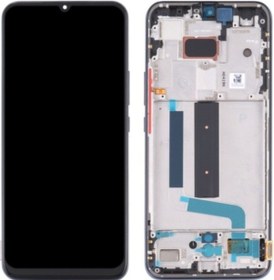 Resim Xiaomi Mi 10 Lite 5g Uyumlu Çıtalı Servis Lcd Ekran Dokunmatik Siyah 
