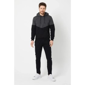 Resim Uygun Tarz Unisex Antrasit Eşofman Takımı 