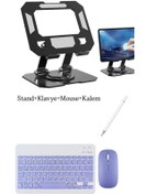 Resim corcishop Technopc Ultrapad Quantm Gaming 10.95'' Uyumlu Stand Klavye Mouse ve Kalem Set 