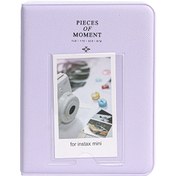 Resim Instax Mini Film Uyumlu 64'lü Lila PVC Albüm Fujifilm