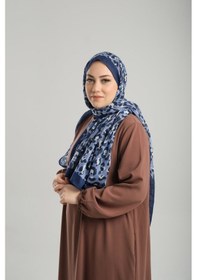 Resim Giverny Lila Desenli Şal Kesik Elyaf Pamuksu Leopar Dijital Baskılı 202125 28 Lila 