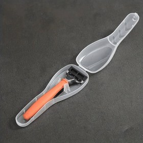Resim Tıraş Makineleri İçin Tasarlanmış Şeffaf Saklama Kutusu, Temizlik ve Düzenleme İçin (Tıraş Makinesi Dahil Değildir). 