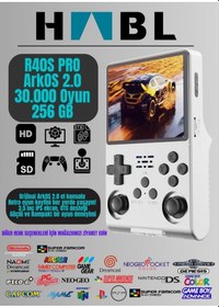 Resim R40s Pro Retro Oyun Konsolu El Atarisi Arkos 2.0 İşletim Sistemi 