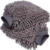 Resim Ultra-Yumuşak Mikrofiber Hızlı Cila, Premium Gri Araba Yıkama Kurulama Eldivenleri - Emici & Otomobil Bakımı için En İyi Seçim 