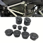Resim BMW R1200GS R1250GS R 1200 GS LC Adventure ADV R 1250 GS Adventure 2014-2023 2022 2021 Motosiklet Şasi Delik Kapakları Kapağı 