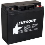 Resim EUROONE EO1218 12 VOLT - 18 AMPER AKÜ (181 X 76 X 167 MM) 