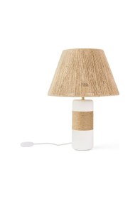 Resim Lighting Yunik Abajur - Beyaz / Kahverengi Çok Renkli 