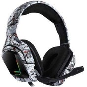 Resim Willowhaven Onıkuma K20 Oyun Kulaklığı: 40mm Surround, Gürültü Eng., Led Işık, Ses Kontrol, Camo Beyaz/ 