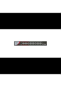 Resim Hılook Ns-0326p-230 B , 24port, Megabit, Poe 230w, 1 Port Gigabit Lan, 1 Port Gigabit Sfp, Long Rang 
