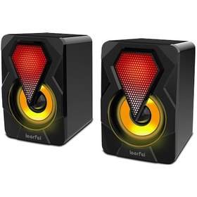 Resim Genel Markalar Rgb Led Işıklı Bilgisayar Hoparlörü Pc Laptop Oyuncu Hoparlörü 1+1 Ses Sistemi Usb Speaker 