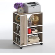 Resim Kenzlife ofis yazıcı masası berubetto106 crd 106*090*60 tekerlekli sekreter 