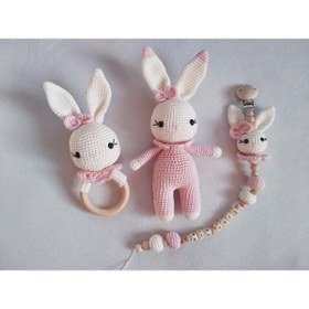 Resim amigurumitoys Amigurumi Kiz Tavsan Yenidogan 