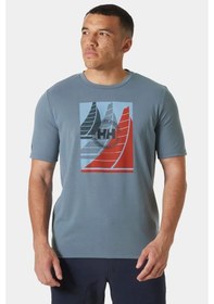 Resim Helly Hansen Hp Race Graphic T-shirt Hha.34419 601 Lacivert 