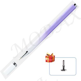 Resim UnDePlus Dokunmatik Tablet Telefon Kalemi +1 Yedek Uç Renk Geçişli Passive Stylus Bilgisayar Kalem Mor 