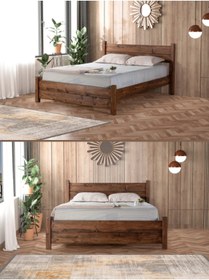 Resim YAPSA HOME MOBİLYA Tina-doğal Ahşap Masif Karyola 