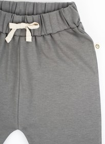 Resim Little Gusto Bebek Pijama Takımı Gri Organik Pamuk 