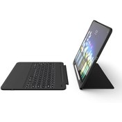 Resim Zagg Slim Book Go 12.9" 3.Nesil iPad Uyumlu Pro Klavyeli Kılıf Ingilizce 