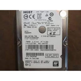 Resim HITACHI SATA 750GB 5K750 HTS547575A9E384 2.5'' 5400RPM HDD 