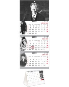 Resim 2026 Atatürk Gemici Takvimi + Atatürk Piramit Takvimi Set 