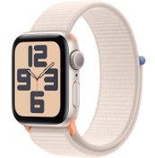 Resim Apple Watch Se Gps 40mm Yıldız Işığı Alüminyum Kasa Ve Yıldız Işığı Sport Loop | Apple Apple