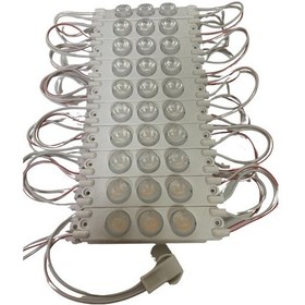 Resim 220 Volt 3 Watt 3 Lü Lensli Gün Işığı 3030 Modül Led 5 Adet 