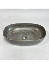 Resim Artvit El Yapımı Tezgah Üstü Lavabo - L2000055 Gri 