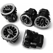 Resim Mercedes C W205 2014+ / Glc W253 2015+ Uyumlu Yedek Parça Işıklı Ön Havalandırma 3 Renk 