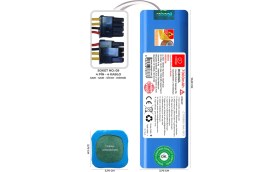 Resim Robogil Beko RS8034 7000mAh Uyumlu Robot Süpürge Pili C7009BS-Bek-003 
