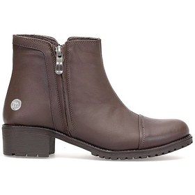 Resim Mammamia D25kb-1615 Kadın Hakiki Deri Topuklu Bot Kahverengi Kahverengi 