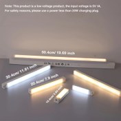 Resim USB Şarjlı Manyetik Fonksiyonlu Kablosuz LED Hareket Sensörlü Işık - Pil ile Çalışan ve USB Çift Kullanım, Lityum-Polimer Şarj Edilebilir Pil, Mutfak, Dolap, Merdiven, Koridor ve Acil Işık için İdeal, İç Dekorasyon Işığı | Modern LED Işık | USB Şarj Edilebilir Işık, Yatak Odası RV İç Aydınlatma için LED Işıklar 