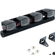 Resim Skycity Traxxas Trx-4, Axial Scx10 90046, Rc4wd D90 Km2 İçin Evrensel 4'lü Siyah Led Aydınlatma Seti 