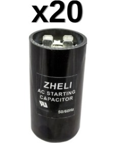 Resim 20'li Zheli 280-333 Μf 46x86 Mm 220 Acv İlk Hareket/kalkış Kondansatörü 