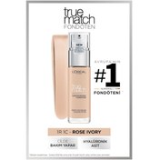 Resim L'Oreal Paris True Match Bakım Yapan Fondöten 1R1C Rose Ivory 30 ML 