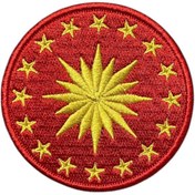 Resim Ex Patch Türkiye Cumhurbaşkanlığı Arması Logosu Patch 8 cm 