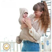 Resim Geekyou Yumuşak Pamuklu Bebek Banyo Mandalı: Şapkalı, Yüksek Emici, Çok Amaçlı Açık Pembe - 75x75/90x90 Cm 