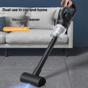 Resim Taşınabilir Kablosuz El Tipi Vakum Temizleyici - USB Şarjlı, Güçlü Emiş Hızı 600rpm/s, Çıkarılabilir Toz Kovası Tasarımı, Tek Tuşla Boşaltma, Döner Tabanlı Ergonomik Sap, Engelsiz Temizlik için Yumuşak Kıllar, Ev ve Araç Kullanımı İçin Yüksek Verimlilik 