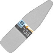 Resim Ütü Masası Örtüsü ve Pedi Standart Boyut Silikon Kaplamalı 4 Katlı 38 x 137 cm Ekstra Ağır Hizmet Kalın Dolgu, Isı Yansıtıcı, Yapışmaz Kavurma ve Leke Dayanıklı 