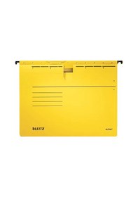 Resim Leitz 1984 Alpha Telli Askılı Dosya Sarı 25li 