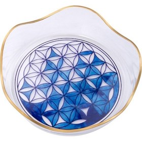 Resim Yaşam Çiceği Motifli Cam Kase 