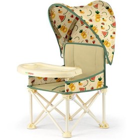 Resim Minimono Tenteli Portatif Mama Sandalyesi- Karpuz&Ananas 