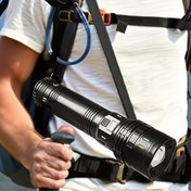 Resim 1 büyük lantile el feneri - dört hız modu, Type-C şarj portu, yakınlaştırma özelliği, 1500 lümen ve 3200mAh pil, gece çalışmaları, araç tamiri, balıkçılık, devriye gibi aktiviteler için uygun 