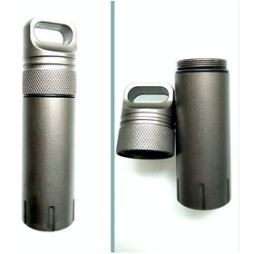 Resim Omeniv Alüminyum Tüp İlaç Kibrit Anahtarlık Kamp Outdoor Antrasit Çok Renkli 