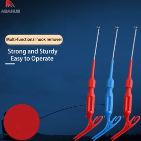 Resim ABAHUB 3-in-1 Balıkçılık Düğümü Bağlama Aracı - Hızlı saç tokası Çıkarıcı ve Döngü Düğümü Cihazı, Dayanıklı Paslanmaz Çelik, Kullanımı Kolay, Şükran Günü ve Babalar Günü Hediyeleri için İdeal, Balıkçılık Aksesuarı, Pil Olmadan 