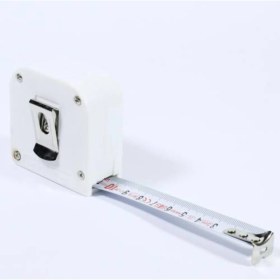 Resim Normadia Dayanıklı Beyaz Şerit Metre, 5 M x 19 Mm, Pratik ve Hassas Ölçüm Araç 