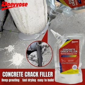 Resim Doeyvose Beton Çatlak Doldurma Yapıştırıcısı - Su Geçirmez, Çatı, Duvar ve Sill Çatlak Onarımı için Hızlı Kuruyan - Uygulaması Kolay, Profesyonel Sınıf, Sızdırmaz Çözüm, Çatı Onarımı|Modern Çözüm|Uygulaması Kolay, Çatı Onarımı, Doeyvose 