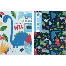 Resim Ooly Doodle Pad 2'li Resim Defteri - Dino Days - 3 YAŞ VE ÜZERİ 