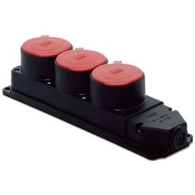 Resim Nead 3x25 Üçlü Kauçuk Grup Priz 