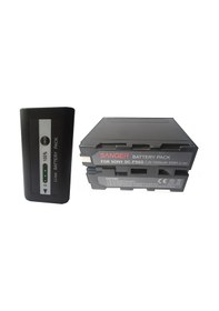 Resim 7500 Mah Göstergeli Np F970 3528 Led Işık Bataryası 