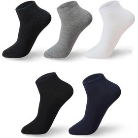 Resim Çorapx Çorapdiyari Premium 8'Li Dikişsiz Bambu Erkek Spor Patik Çorap Siyah-Standart Siyah 